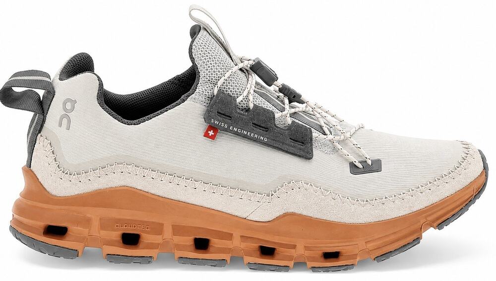 On Cloudaway Cloud Running Sneakers Womens Size 9 Ivory Peach Gray CloudTec Shoe